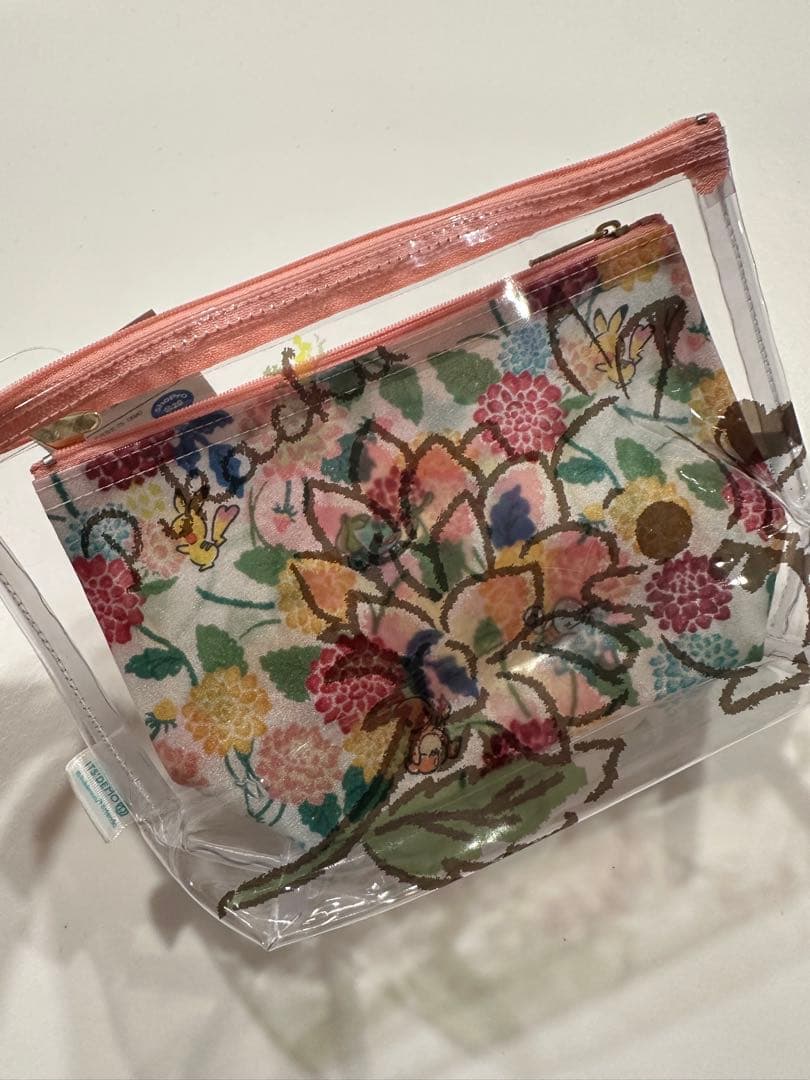 イッツデモ　ポケモン　ボタニカルデザインビニールポーチ2点セット