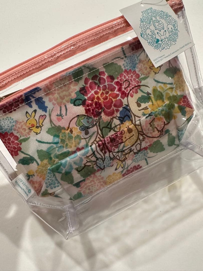 イッツデモ　ポケモン　ボタニカルデザインビニールポーチ2点セット