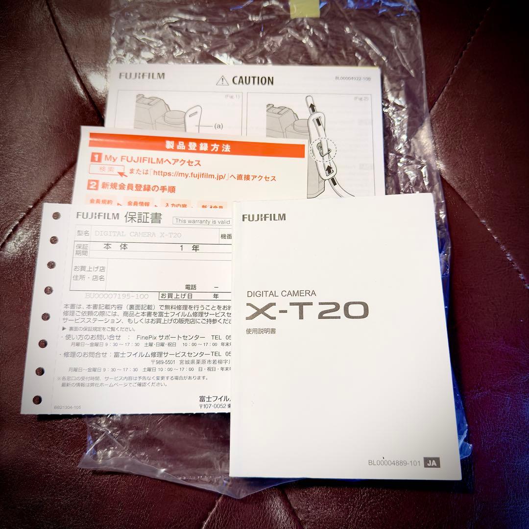 【ショット数:219】Fujifilm X-T20 ボディ 箱/付属品多数