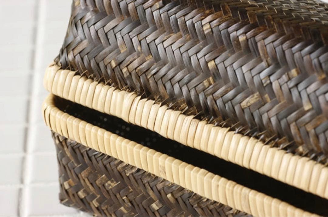 【新品未使用】特選 黒竹 弁当箱(大) 2個セット