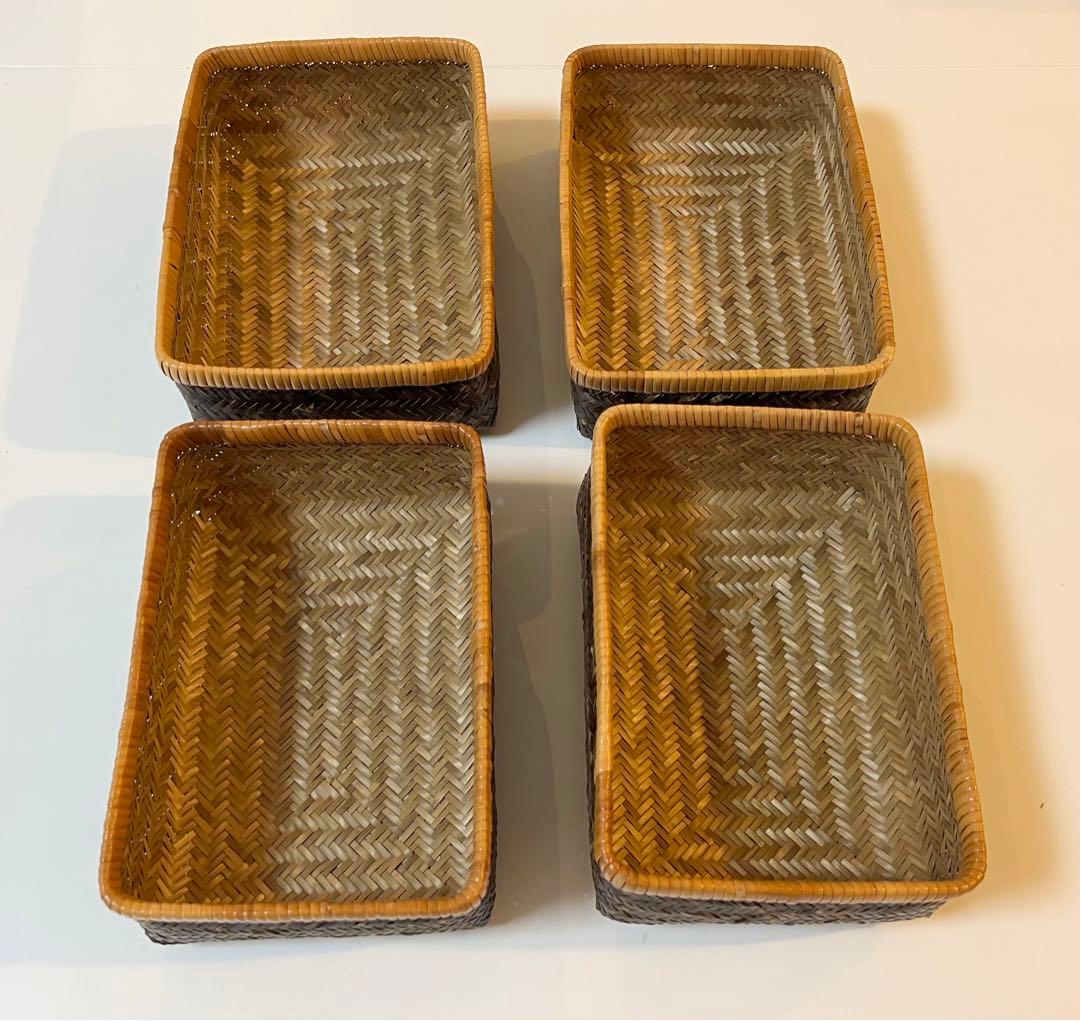 【新品未使用】特選 黒竹 弁当箱(大) 2個セット