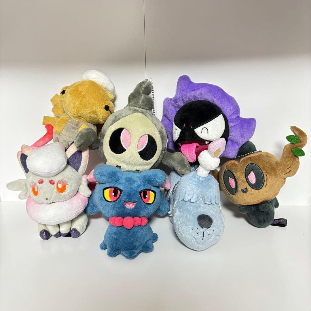 ポケモン yonayonaGhost 蓄光マスコット 7種コンプリートセット
