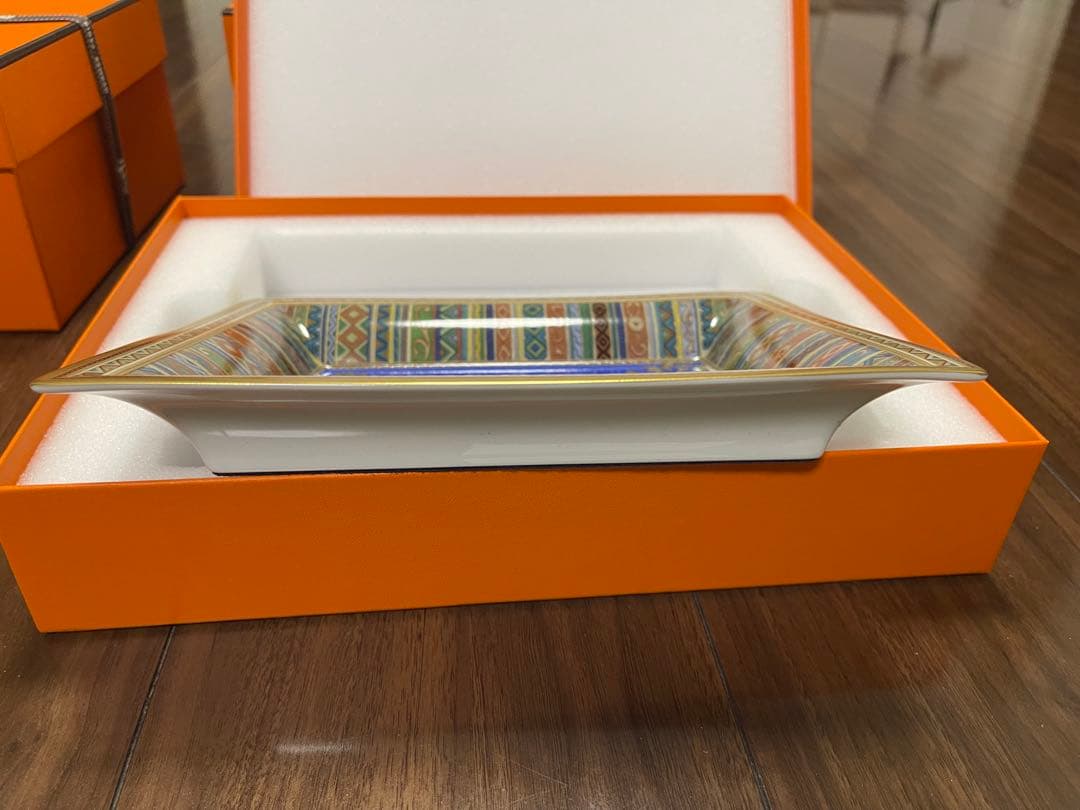 HERMES エルメス シュヴァルドリアン ヴィドゥポッシュ スクエアプレート馬