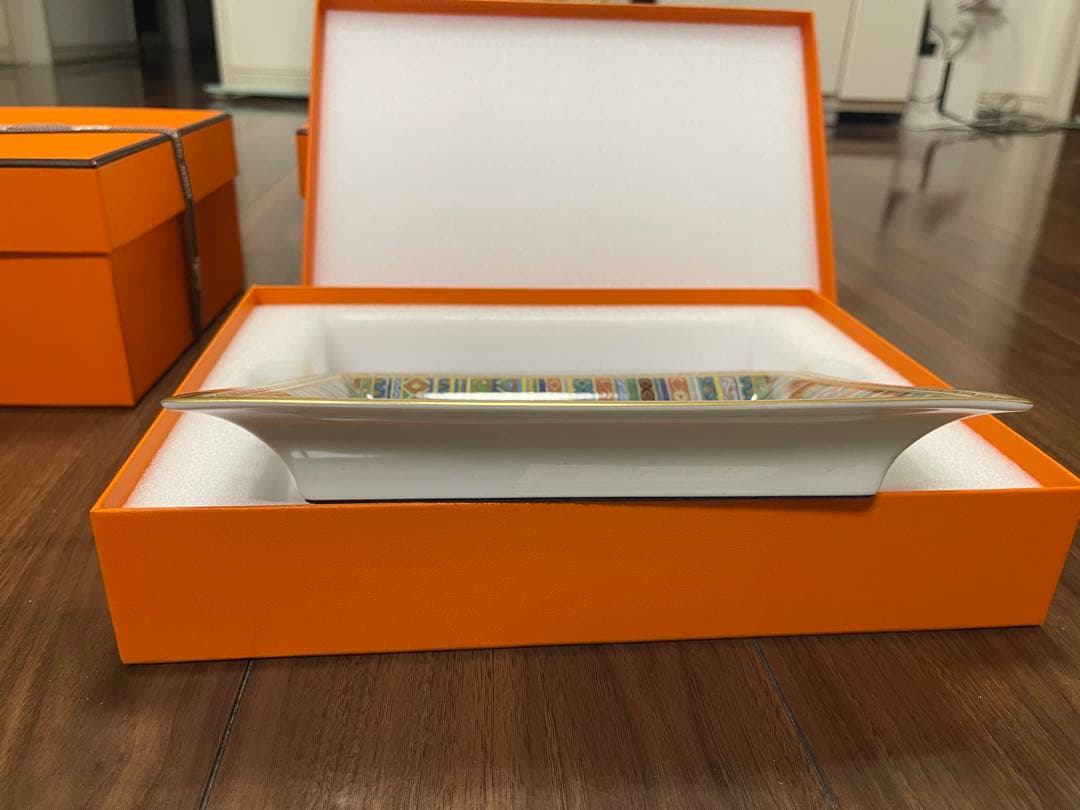 HERMES エルメス シュヴァルドリアン ヴィドゥポッシュ スクエアプレート馬