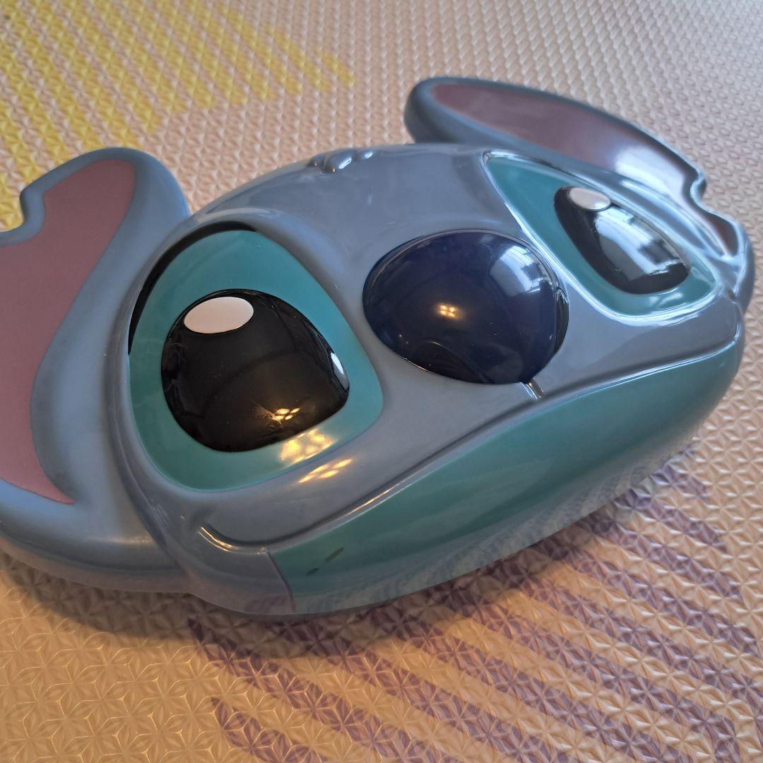 スティッチ　フェイス　顔 お弁当箱 プラスチック製　Disney レア