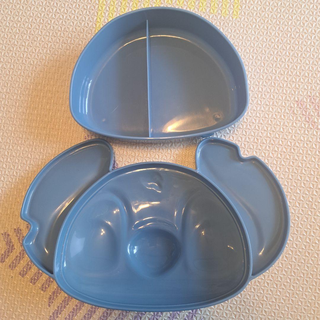 スティッチ　フェイス　顔 お弁当箱 プラスチック製　Disney レア
