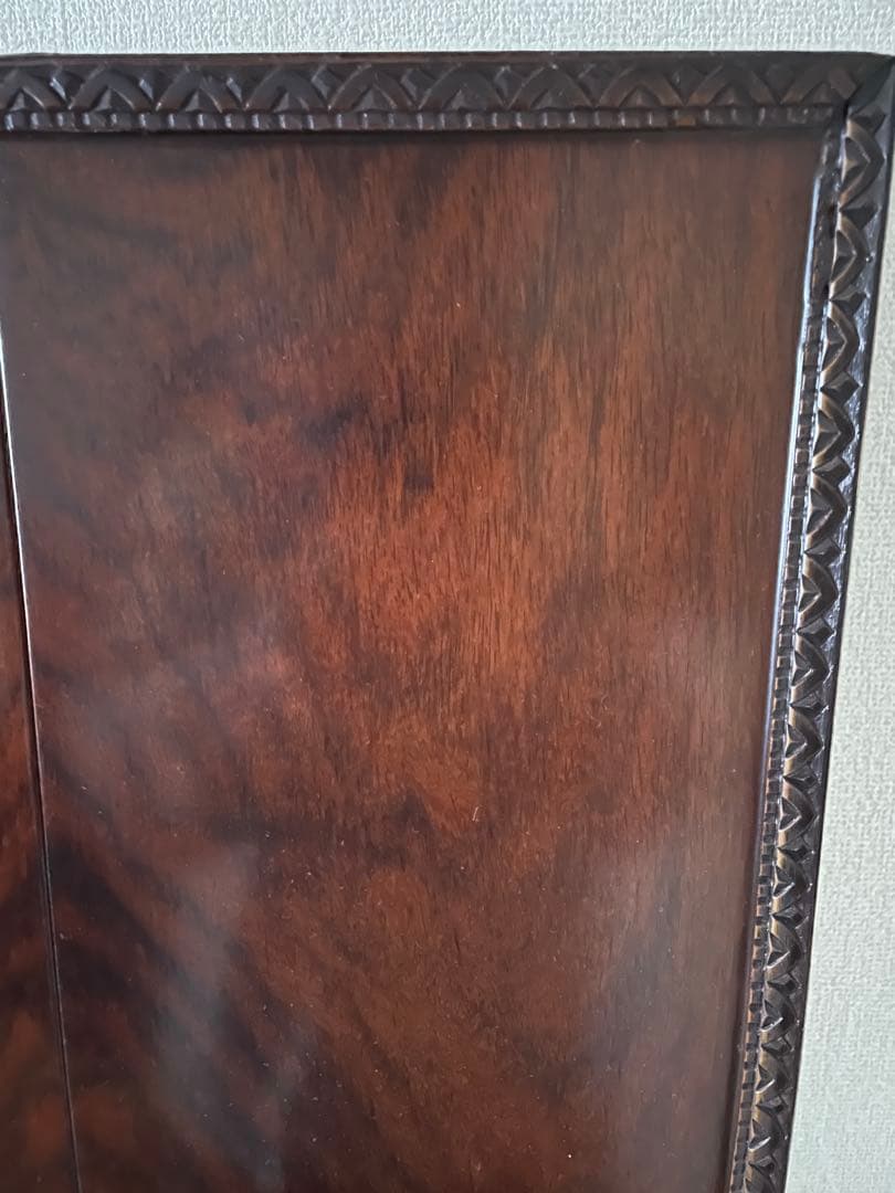 昭和(1960年代)アンティーク　映りの透明感が違う高級鏡使用　三面鏡化粧台