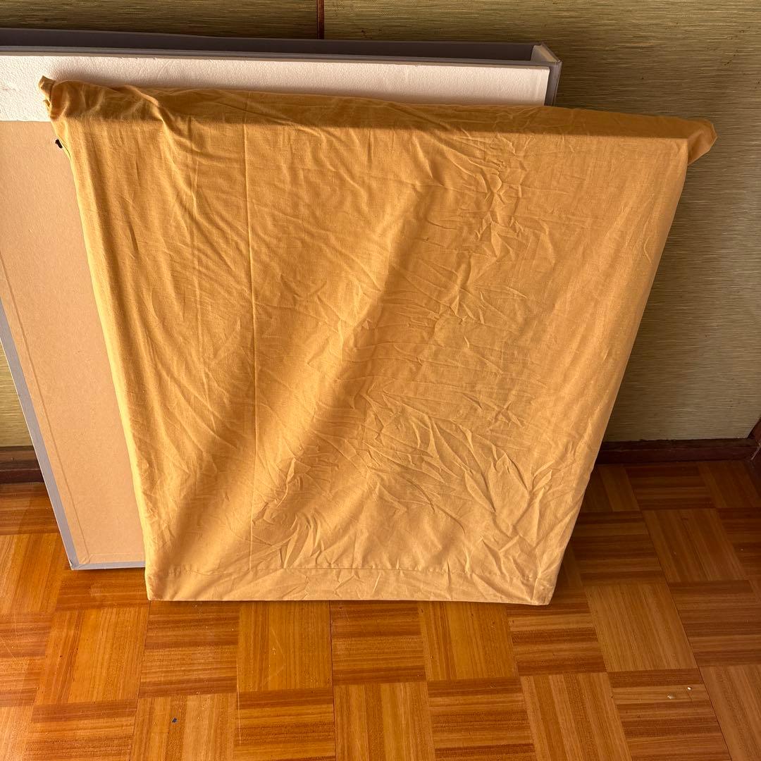 絵画　菊と蝶　　⚠️素人画