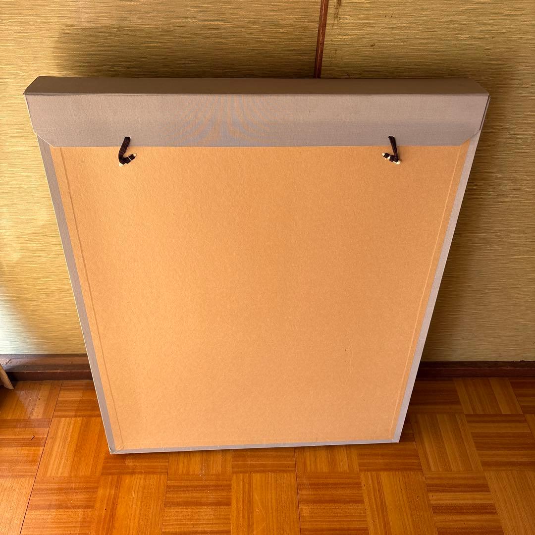 絵画　菊と蝶　　⚠️素人画