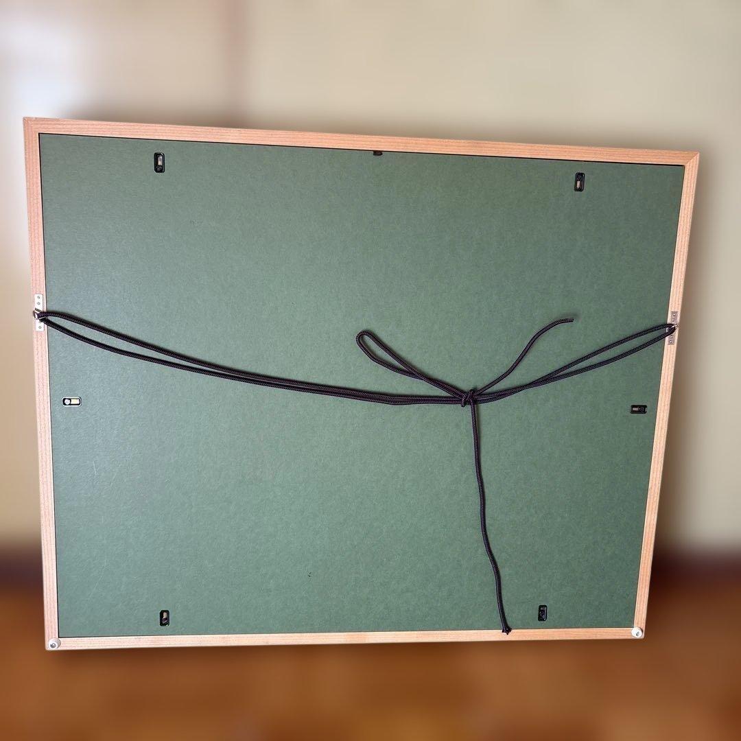 絵画　菊と蝶　　⚠️素人画