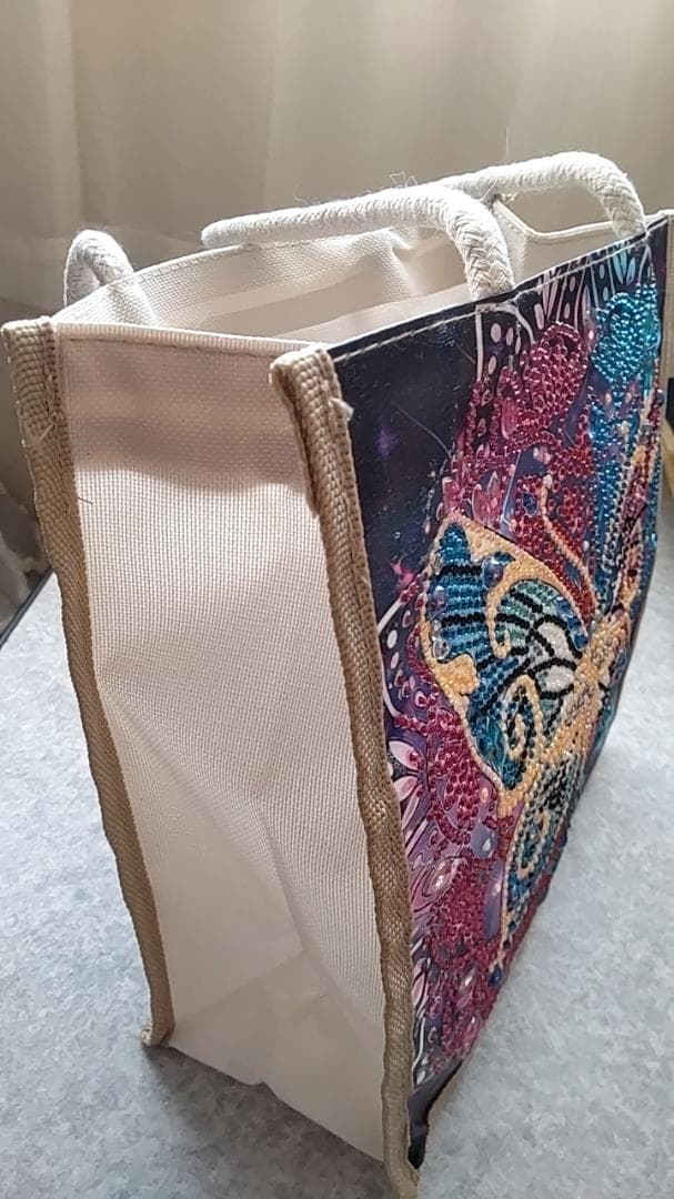 蝶　マチ有りバッグ