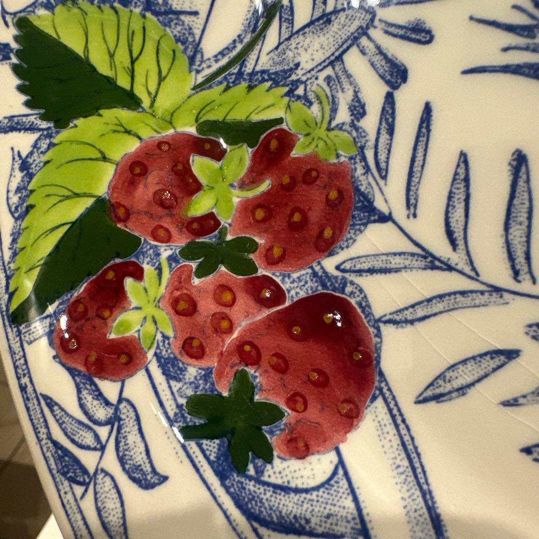 ジアン オワゾブルー ディナープレート×2 ほぼ未使用 France 27cm