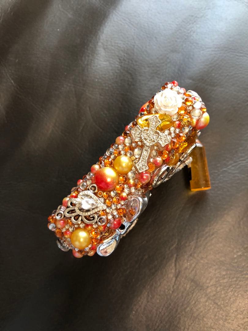 IQOSデコケース全面埋め尽くし オレンジ♡