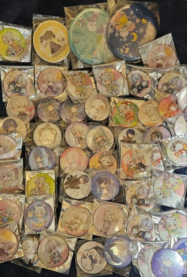 まふまふ そまうさバレンタイン 運試し 等身 缶バ シークレットホロ まとめ売り