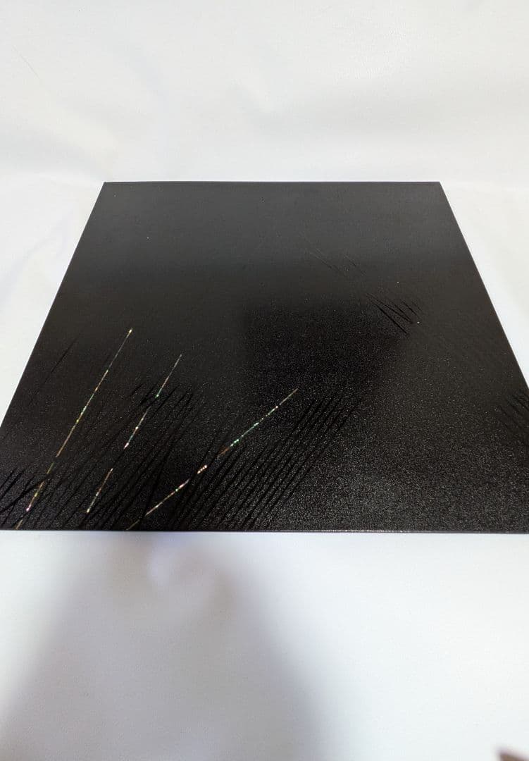 源右衛門窯　緑彩葡萄絵角皿