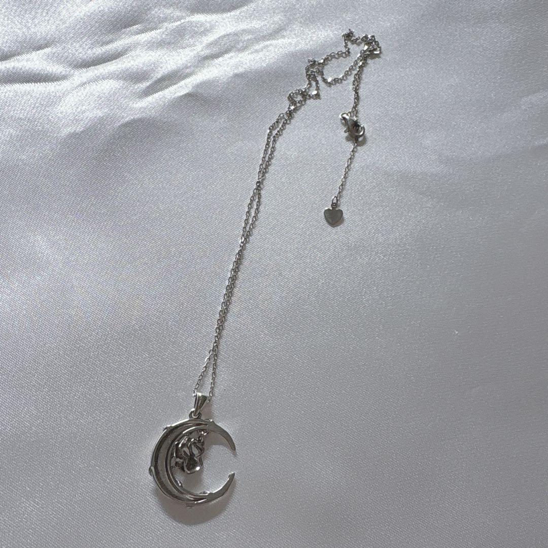 うらたぬき シルバーネックレス