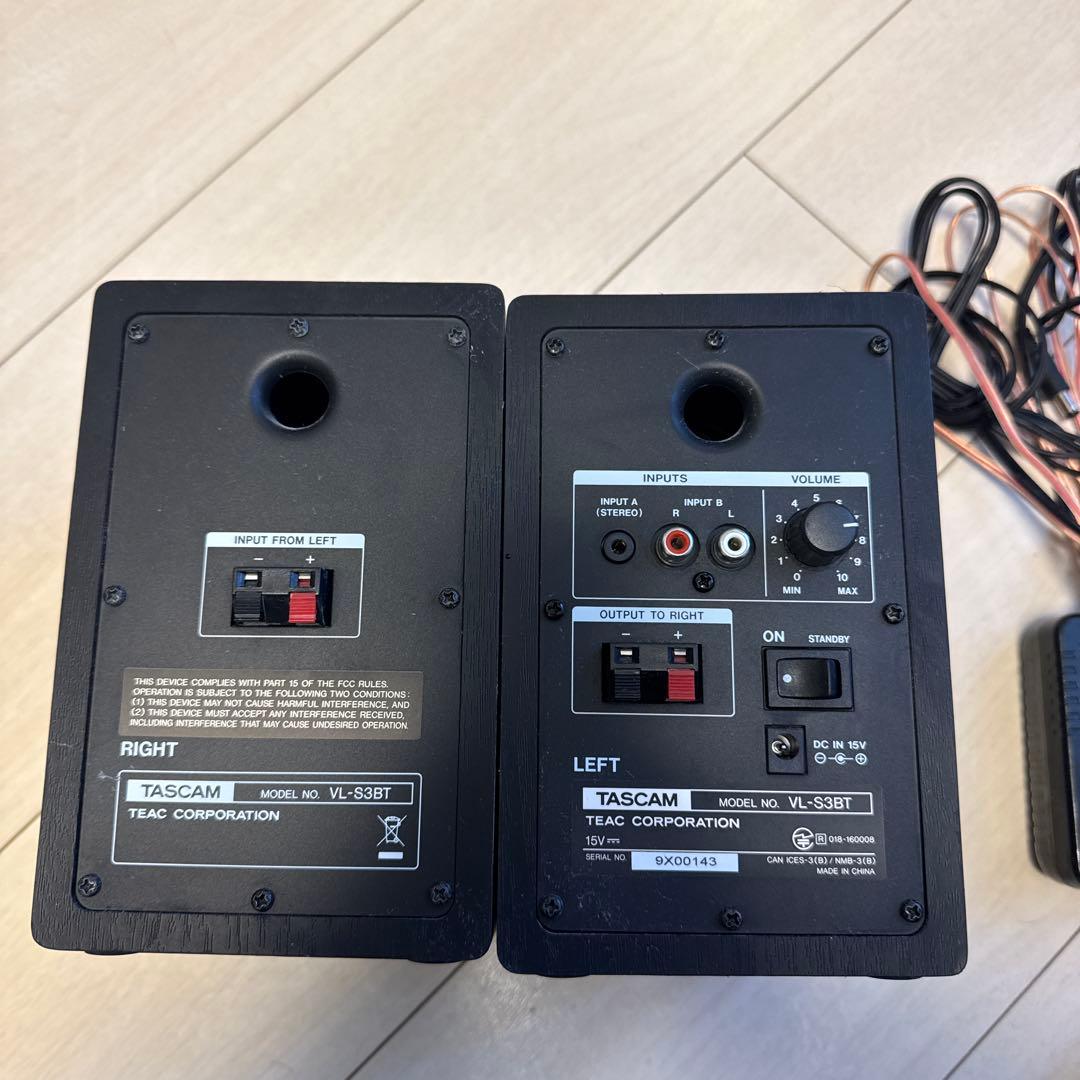 VL-S3BT デスクトップ モニタースピーカー Tascam