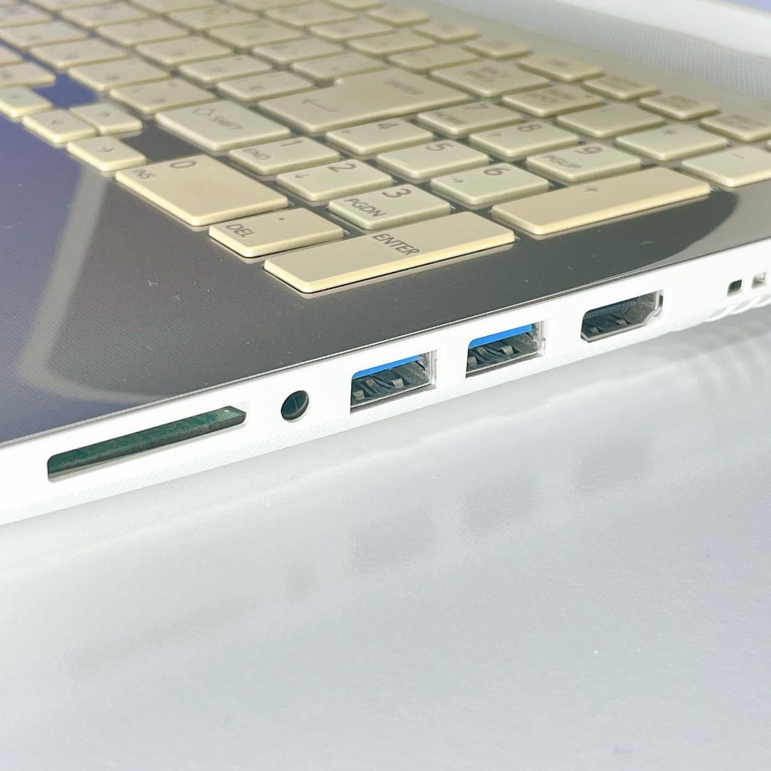 Corei7✨爆速SSD✨Windows11✨ブルーレイ✨ゴールド✨ノートPC