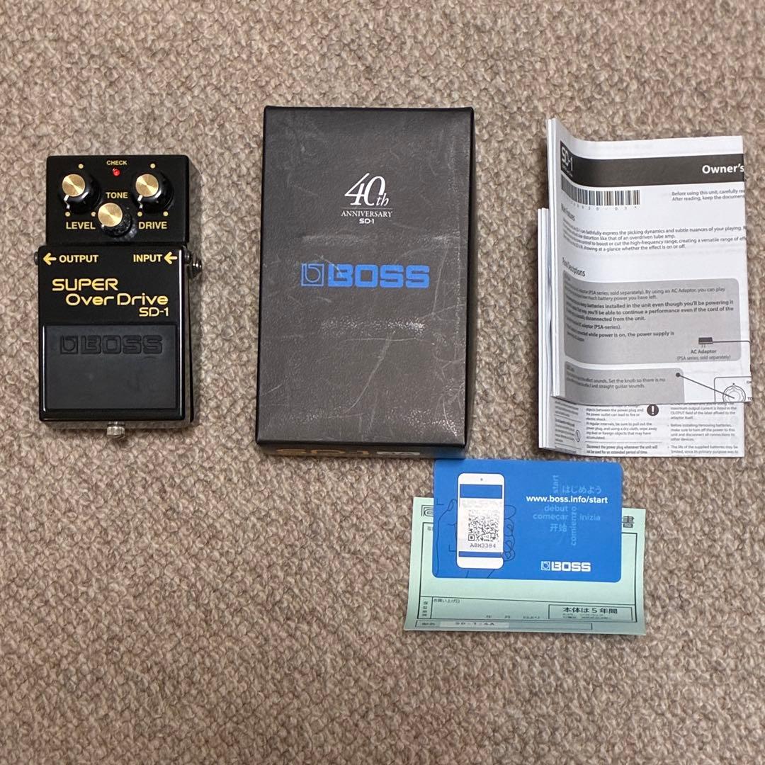 BOSS Super OverDrive SD-1 40周年記念モデル