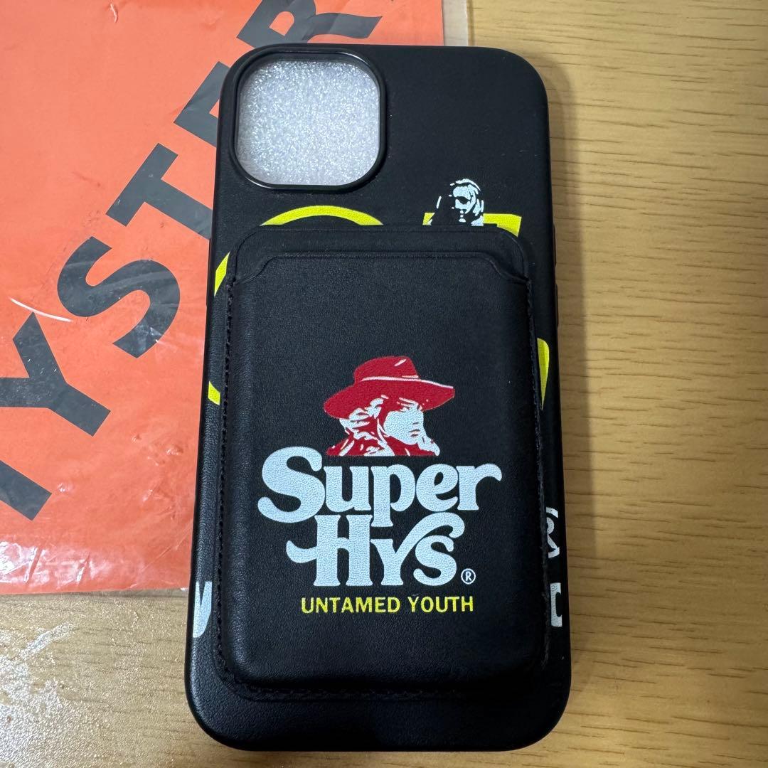 hystericGlamour iPhone14/13 ケース カードホルダー付