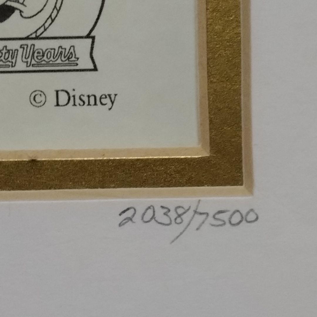 Disney ダック 限定版アート 2038/7500