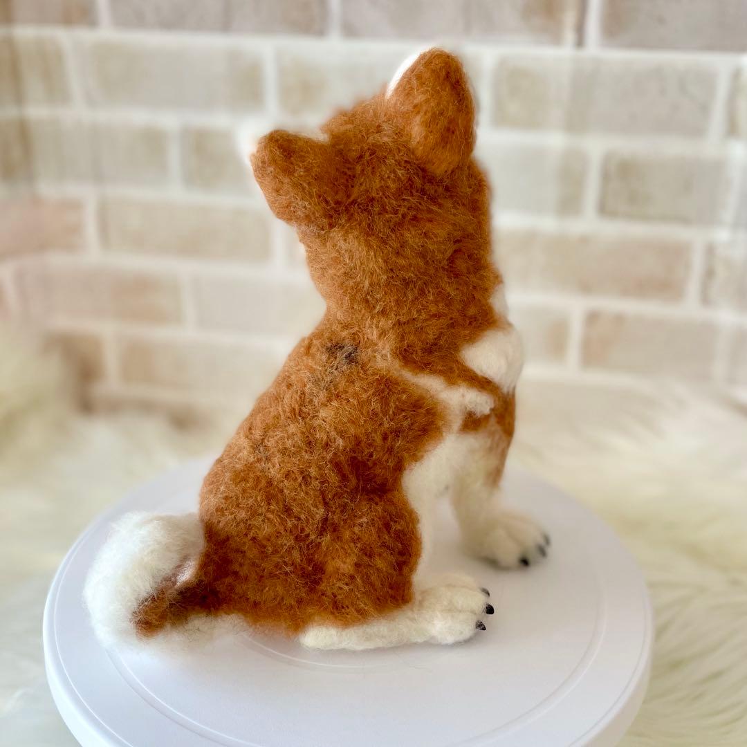 羊毛フェルト　柴犬　momoichigo
