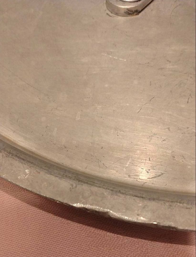 アルミ打ち出し寸胴鍋 蓋付き 30cm