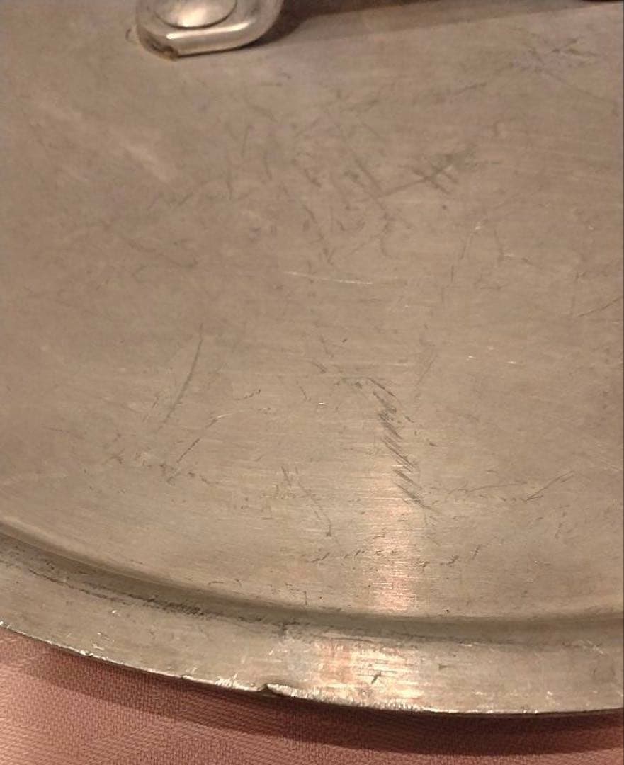 アルミ打ち出し寸胴鍋 蓋付き 30cm