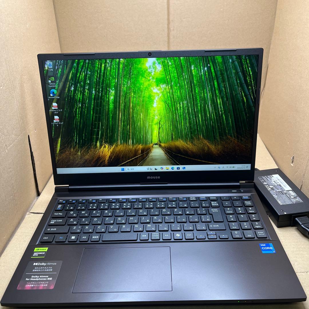 mouse ノートパソコン Core i7-12700H RTX15.6インチ