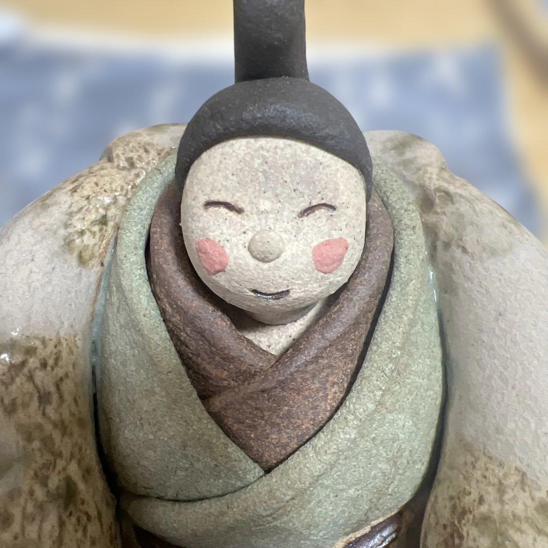 益子焼　お雛様飾り　ヴィンテージ