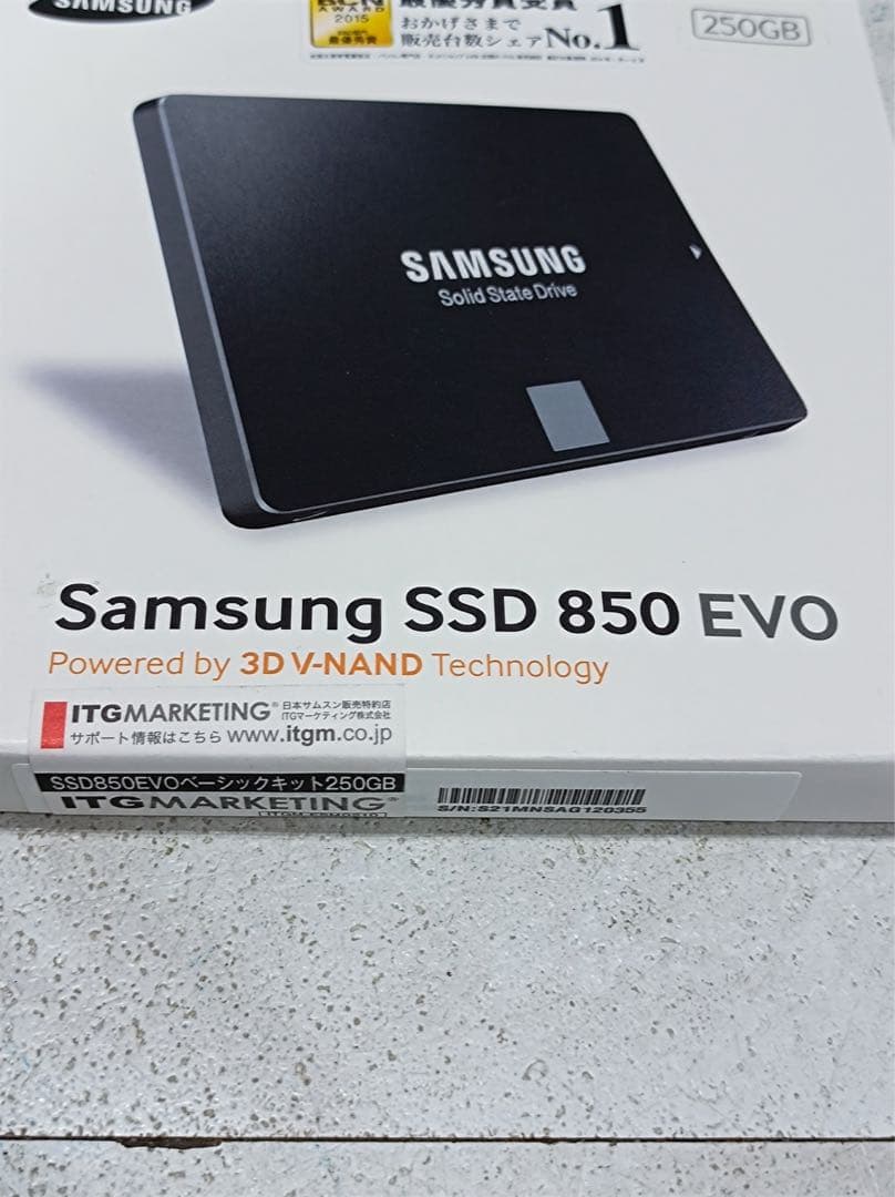 八7038【新品未開封】 Samsung SSD 850 EVO