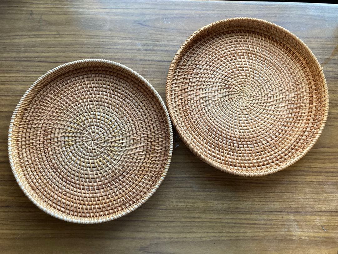 【ハンドメイド】丸かご　5個セット