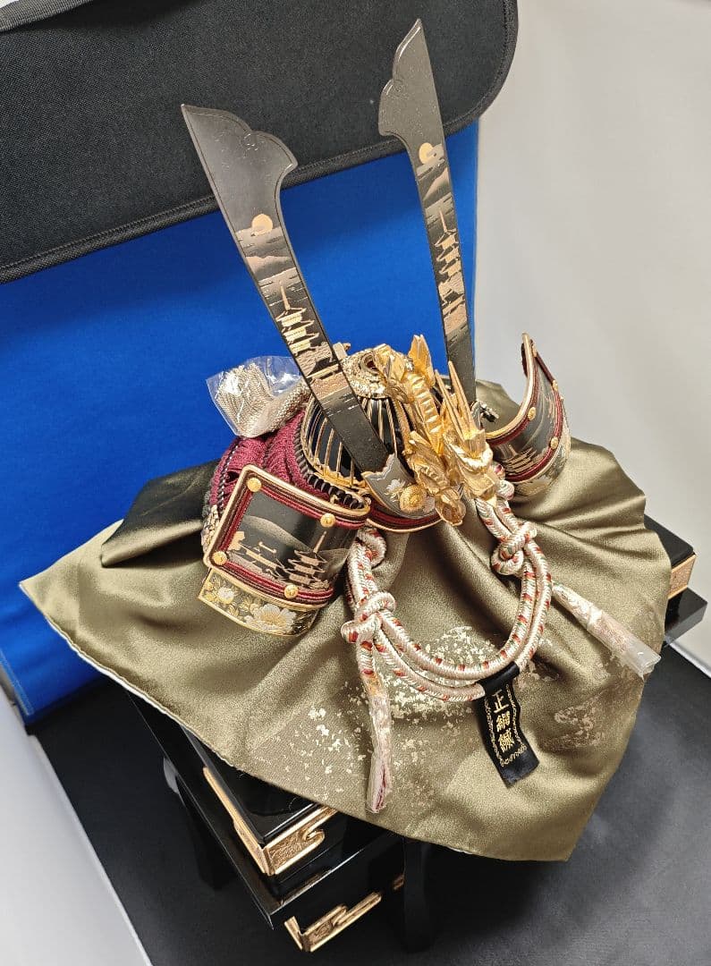 五月人形 兜 彫金 古都 12号