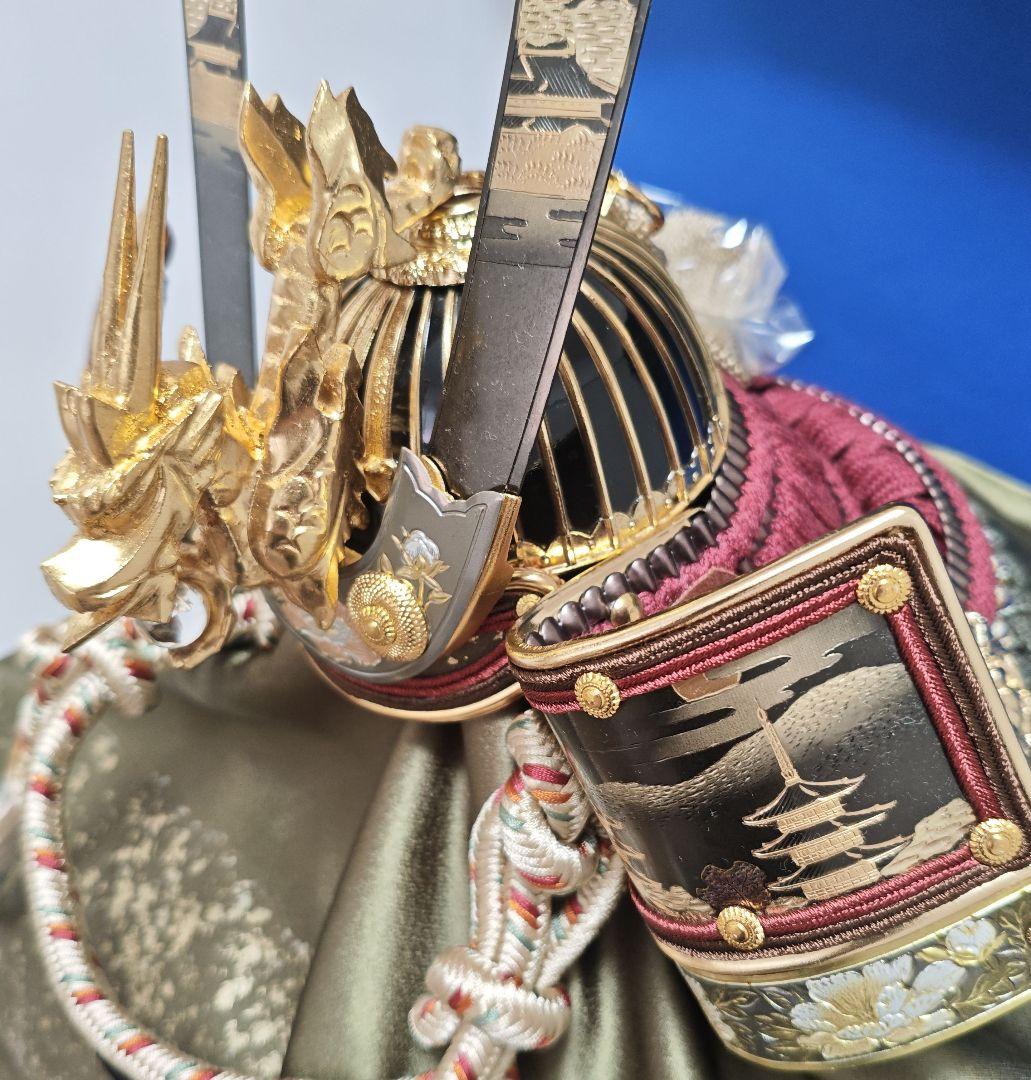 五月人形 兜 彫金 古都 12号