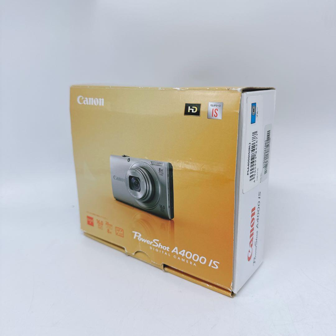 美品★Canon PowerShot A4000IS デジカメ ブルー
