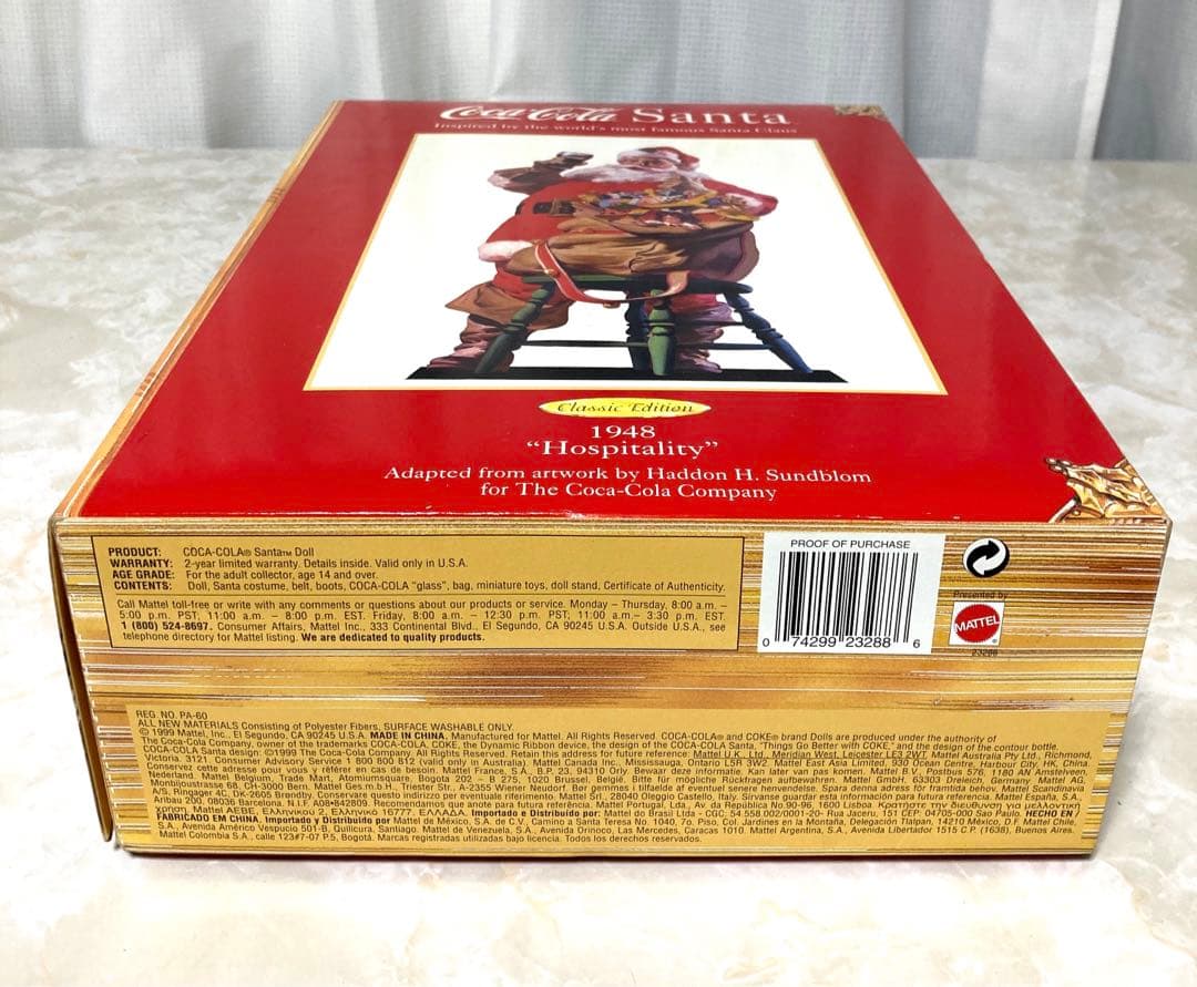 Barbie Coca-Cola Santa 1999年製　サンタクロース　レア