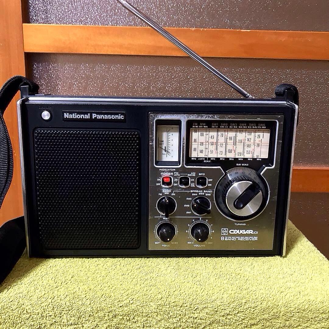 National クーガー101 と、再び始めるBCL雑誌セット