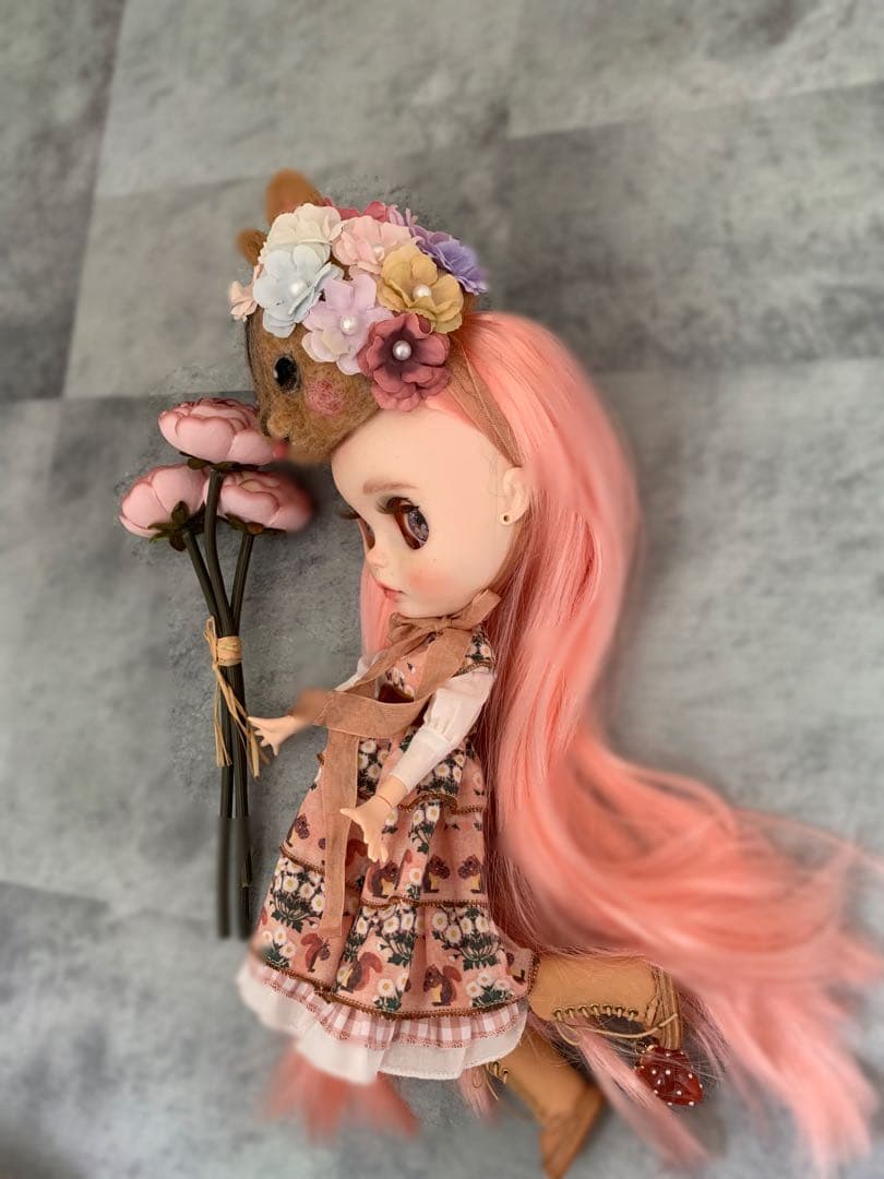 りすの帽子　ネオブライス　ミディブライス　モンストドール