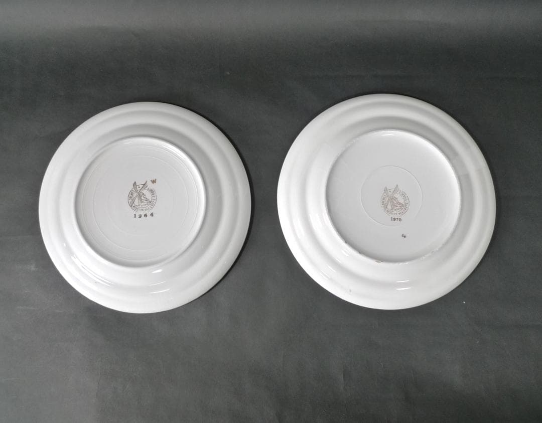 ヴィンテージ★ムーラン・デ・ルー フランス海軍　プレート2枚