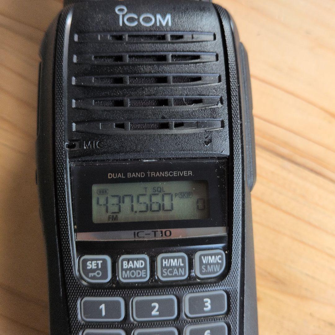 ICOM IC-T10 デュアルバンドトランシーバー