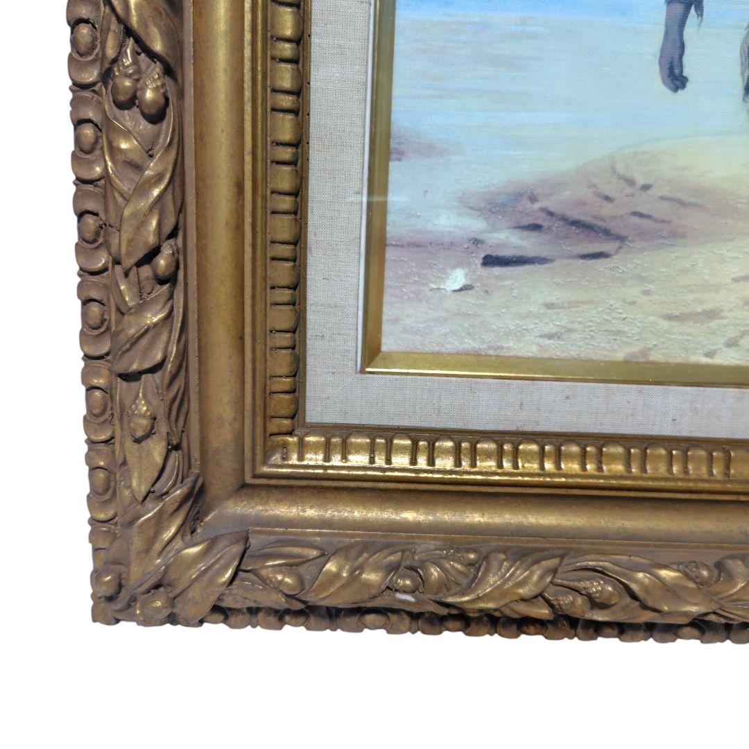 額装ポスター イリヤ・レーピン／ヴォルガの船曳き