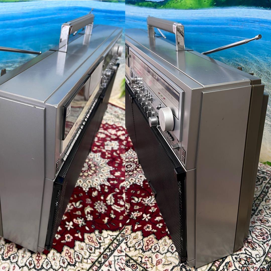 昭和レトロシャープ ラジカセ FM AM ラジカセGF-919 中古動作品美品