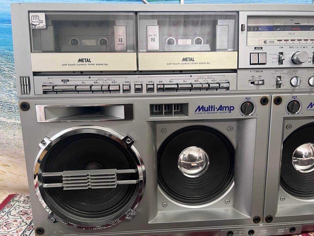 昭和レトロシャープ ラジカセ FM AM ラジカセGF-919 中古動作品美品