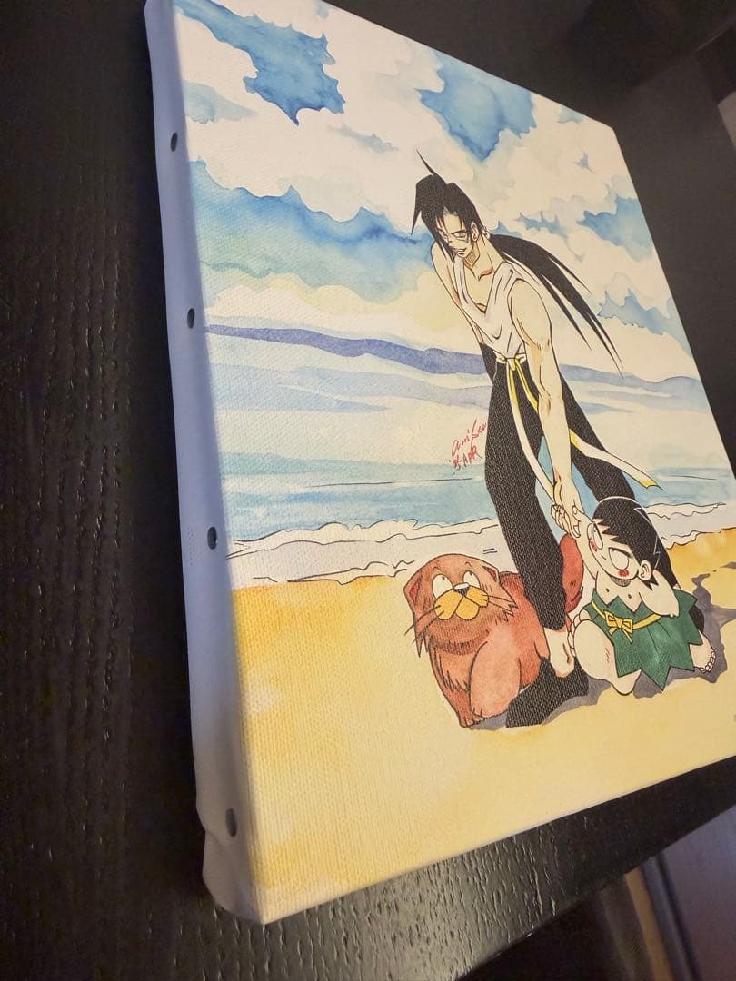 南国少年パプワくん キャンバスアート シンタロー パプワ チャッピー