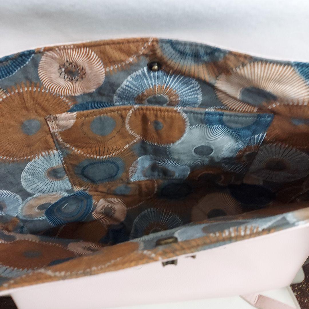 ピンク オカメインコ(鳥)刺繍 ショルダーバッグ スチームパンク