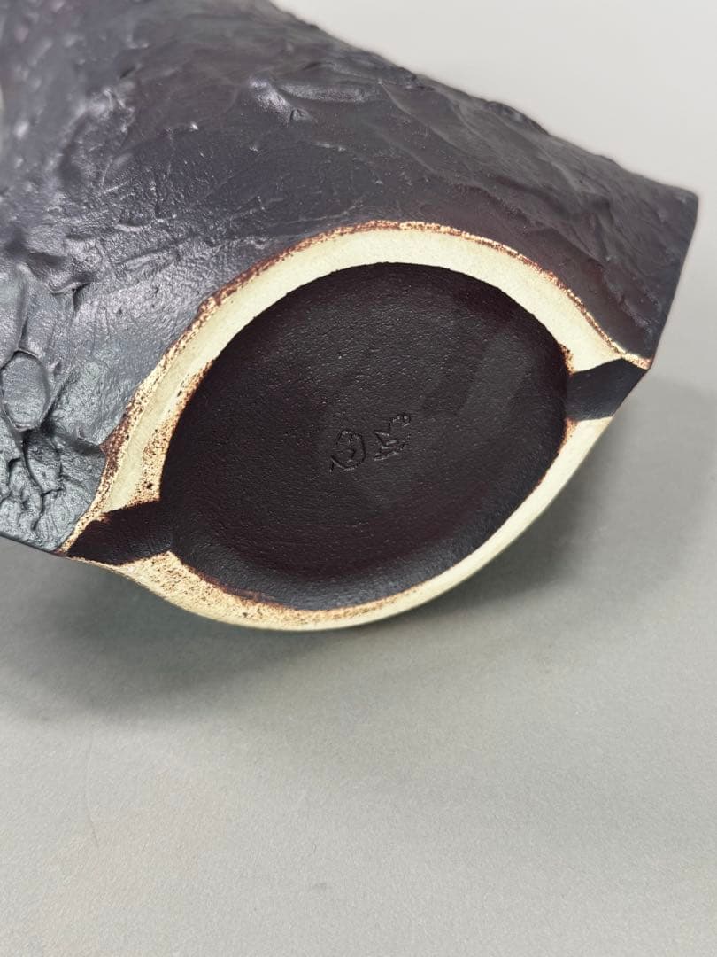 池坊　いけばな　陶器　花器　花瓶　高さ40.2cm 華道具