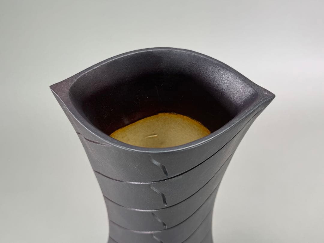 池坊　いけばな　陶器　花器　花瓶　高さ40.2cm 華道具