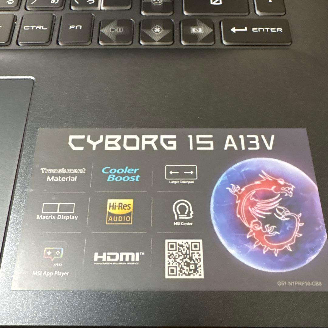 【今週のみ価格】MSI Cyborg-15-A13 i7-13620H
