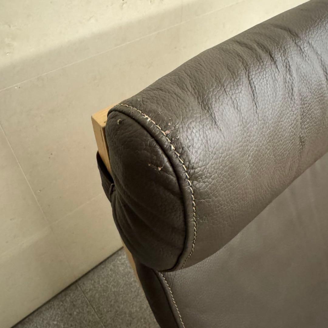 IKEA POÄNG ポエング パーソナルチェア 牛革クッションセット