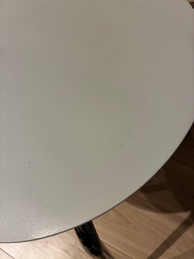無印良品 スチールチェア・樹脂座 ライトグレー